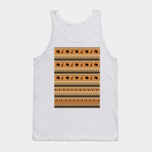 Ethnic Inspirations (Sand and Black) Tank Top